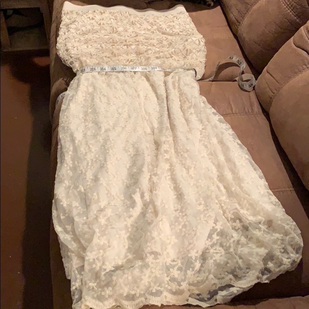 Cato small lace maxi skirt with lining